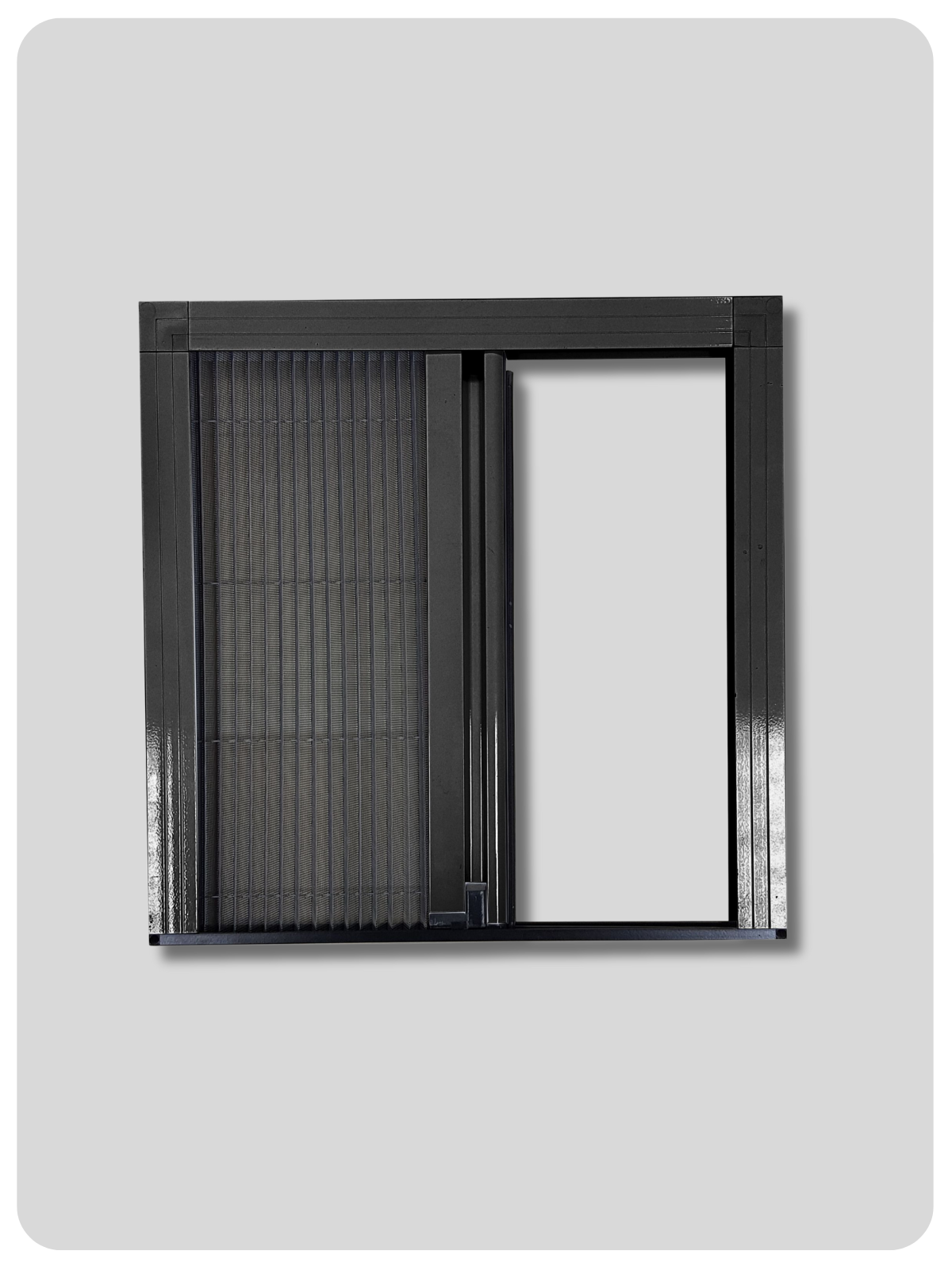 Plasa tantari tip Plisse pliabila usi si ferestre Gri antracit