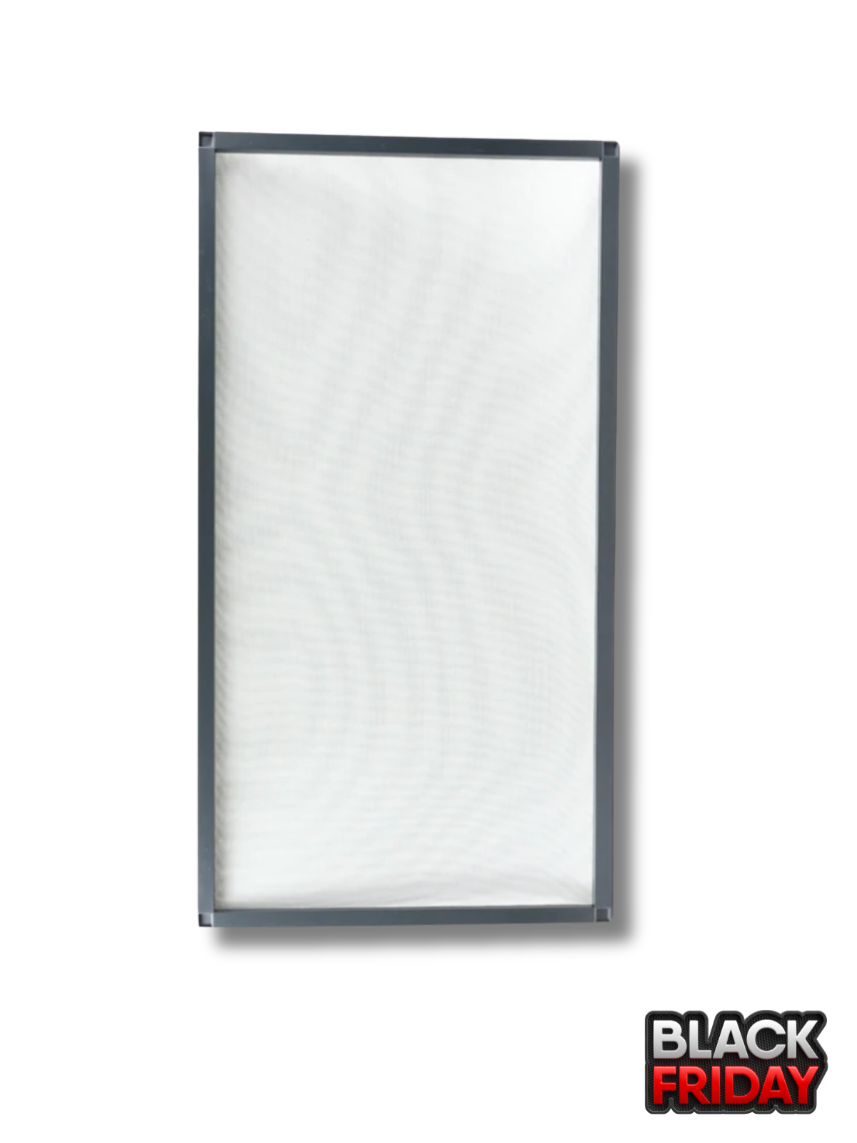 Kit plasa tantari complet pentru fereastra, pe balamale Gri antracit