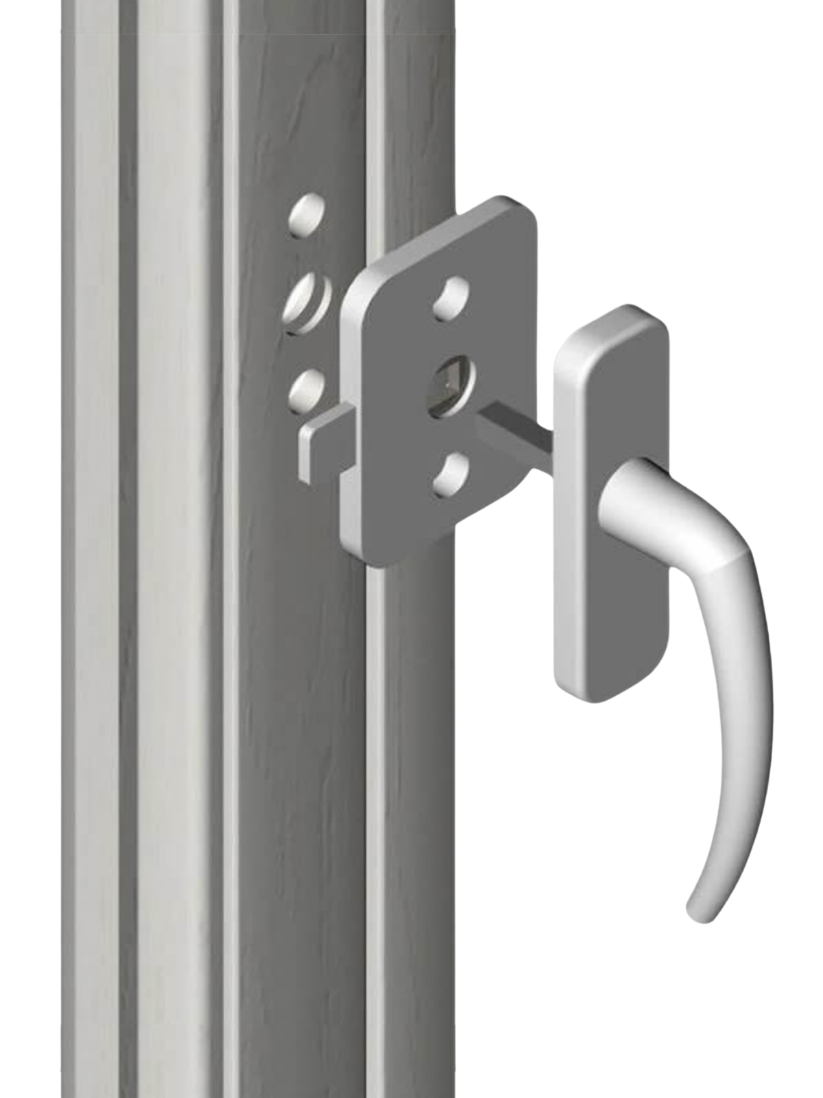 Siguranta pentru ferestre si usi de balcon din PVC Alb