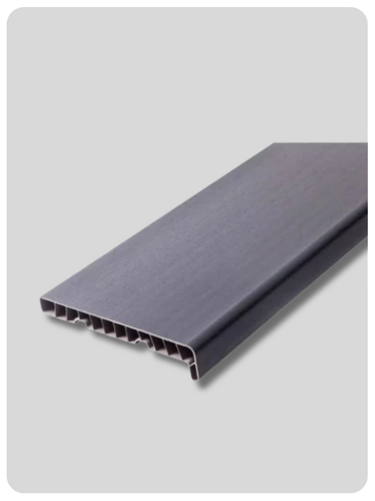 Glaf interior PVC, gri antracit, 15 cm latime