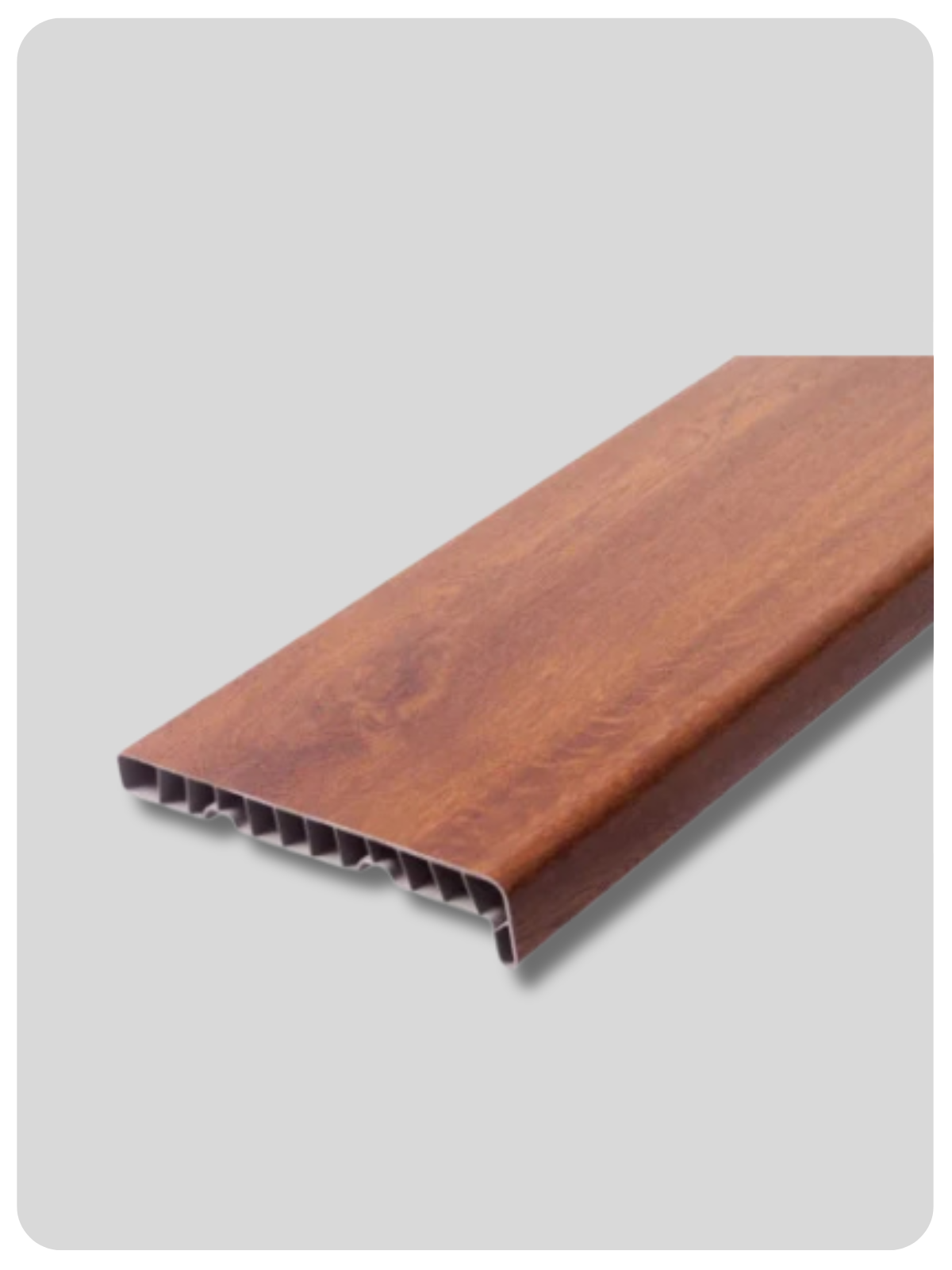 Glaf interior PVC, stejar auriu, 15 cm latime