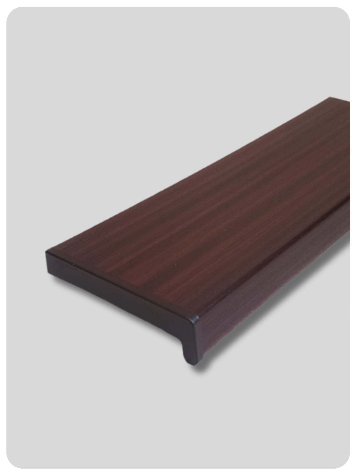 Glaf interior PVC, mahon, 30 cm latime