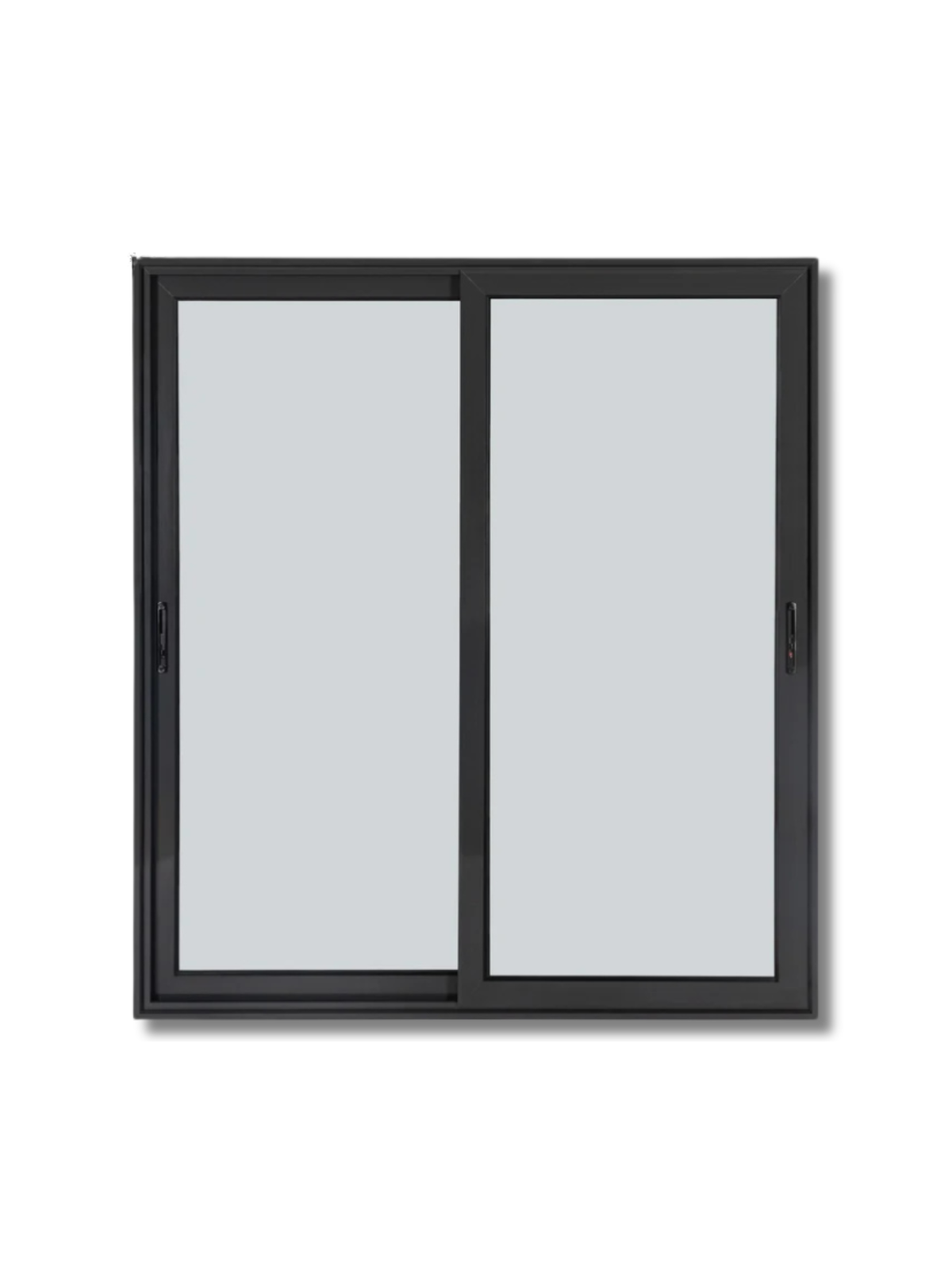 Usa Glisanta Aluminiu cu Geam Termopan Gri Antracit 2 canate