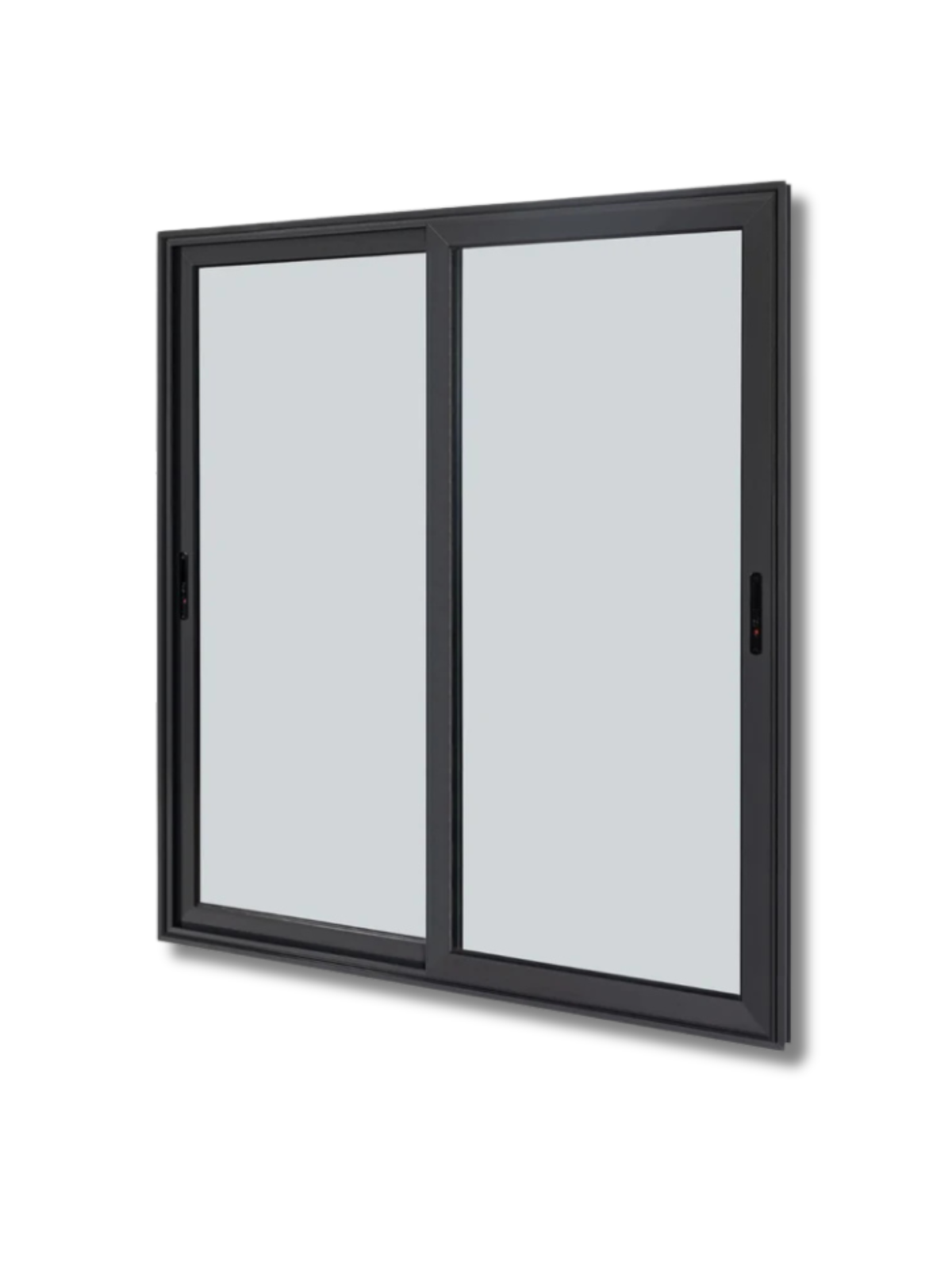 Usa Glisanta Aluminiu cu Geam Termopan Gri Antracit 2 canate