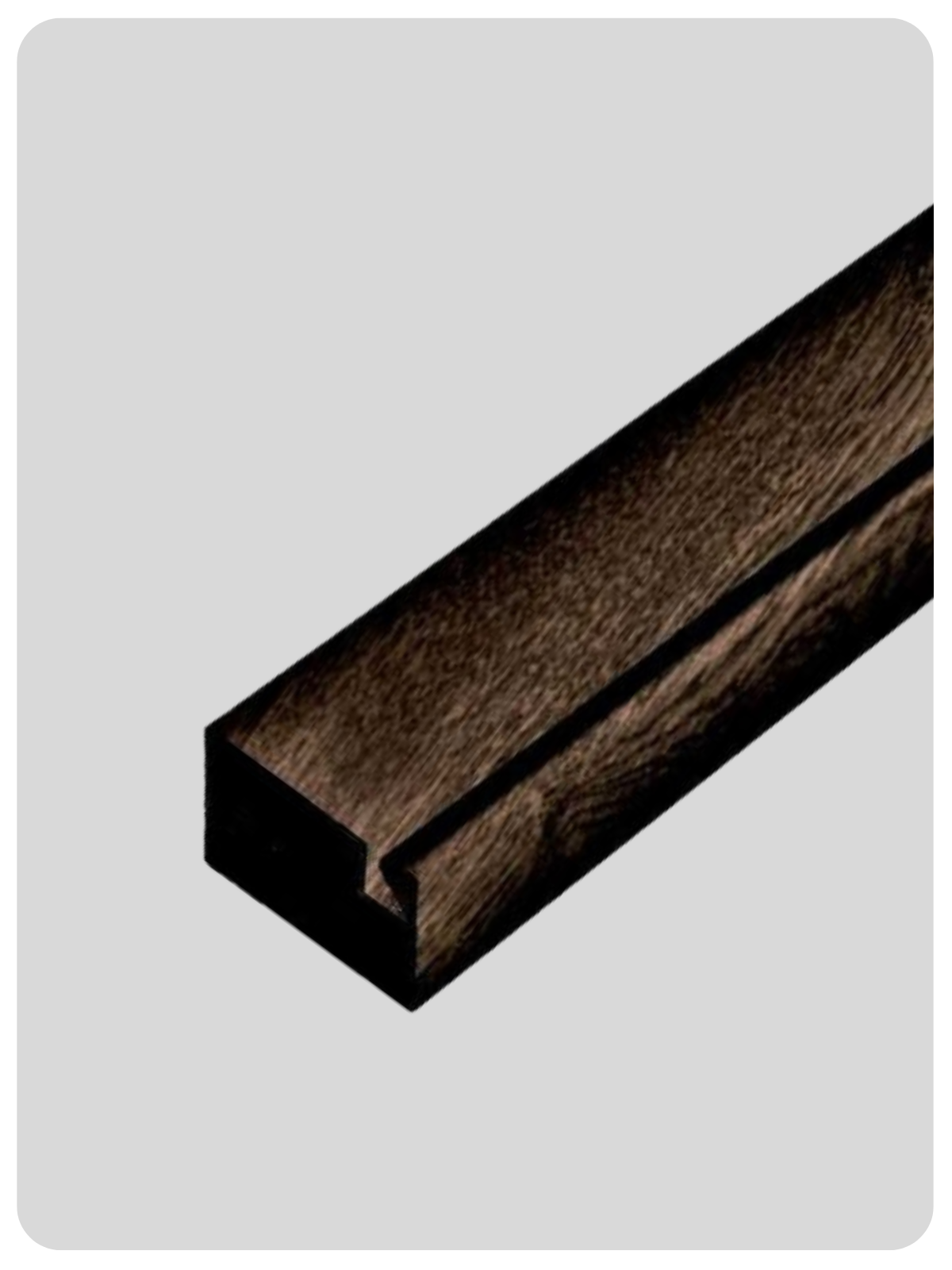 Profil plasa țânțari imitatie Wenge Aluminiu