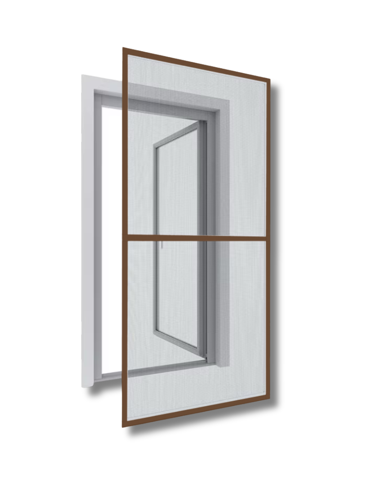 Kit plasa tantari complet pentru usa, pe balamale Maro