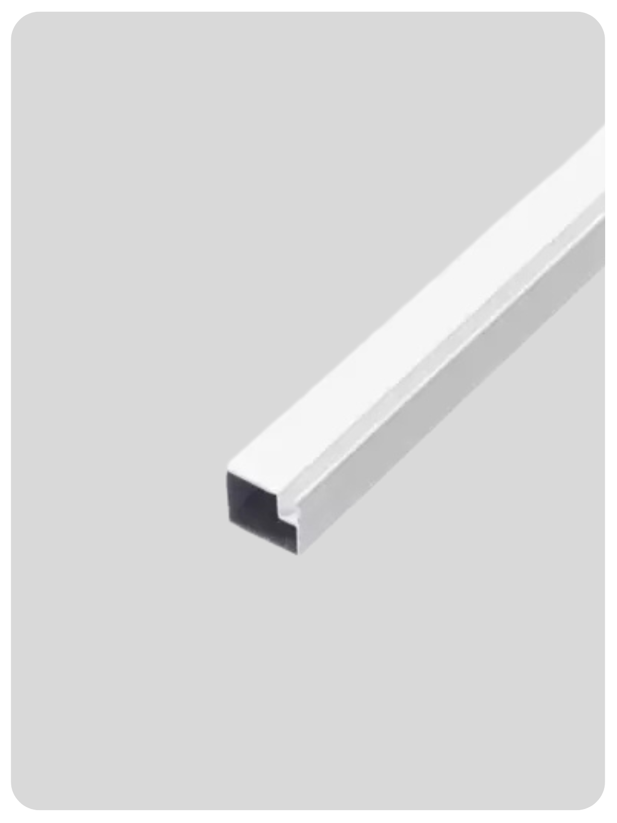 Profil plasa țânțari Alb Aluminiu