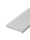 Glaf exterior aluminiu, alb, 30 cm