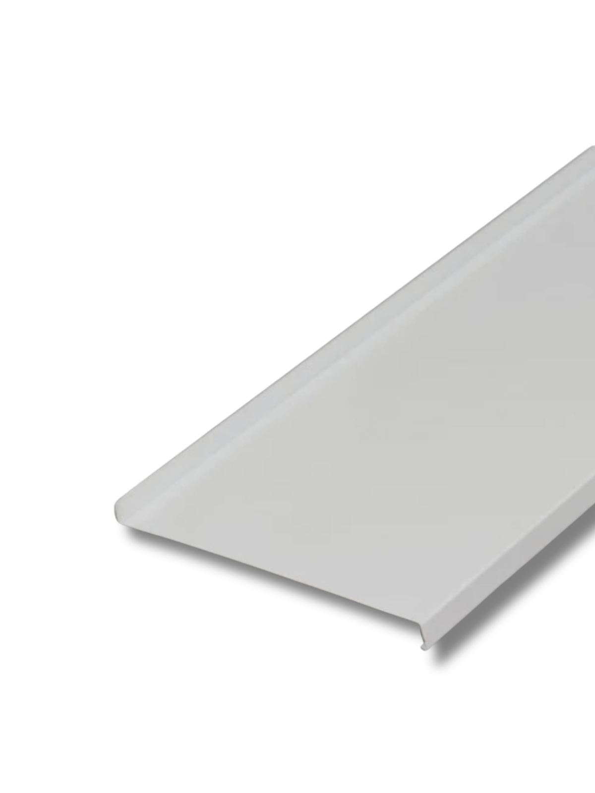 Glaf exterior aluminiu, alb, 25 cm